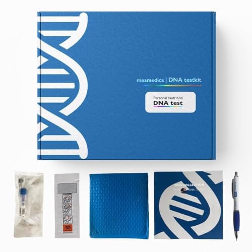 Meamedica Persönlicher Ernährungs DNA Test für Fitness und Vitalität mit 2 ergänzenden Analysen Appetit und Stoffwechsel sowie das Immunsystem | Vitamine D, B12, B6, Magnesium, Omega-3