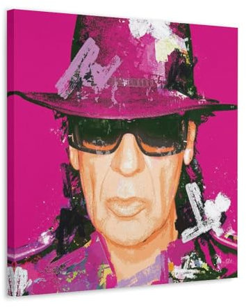 LAJAHOGDE Udo Lindenberg Art Poster Dekorative Malerei Leinwand Wandkunst Wohnzimmer Poster Schlafzimmer Malerei,Wandkunst Bilddruck Moderne Familienzimmer Dekor 28x28inch(70x70cm)