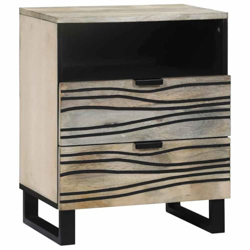 vidaXL Bedside Table: Small bedside table for your bedroom, great for storage space.