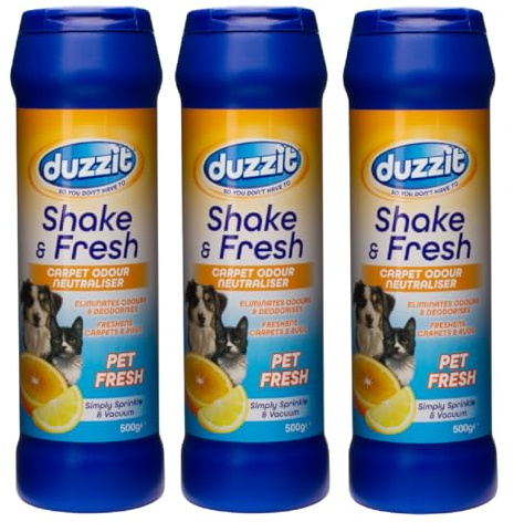 𝐂𝐇𝐏𝐋 Shake & Fresh Carpet Odour Neutraliser – Pet Fresh 3 x 500g | Carpet Cleaner Powder & Deodoriser for Pets, Rugs, Floors & Upholstery