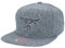 Mitchell & Ness NBA Snapback Flat Visor Chicago Bulls. Grey