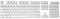 Feicuan Universal 104 Keyset Keycap ABS Colorful Backlit Replacement Key Cap Cover für Mechanische Tastatur - Weiß
