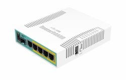Mikrotik RB960PGS - hEX PoE wired router Ethernet LAN White (hEX PoE with 800MHz CPU - Warranty: 1Y)