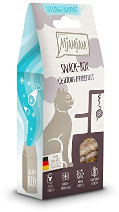 MjAMjAM Snackbox per Gatti, Filetto di Cavallo, Genuino - 40 g