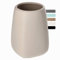 KADAX Badezimmerbecher, Zahnputzbecher aus Keramik, Badezimmer Cup, Zahnbürstenhalter für Bad, Zahnbürste, Zahnpasta, Aufbewahrung, Wasser Cup, mattiert, Becher (Beige)