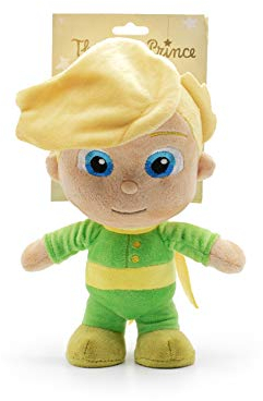 BARRADO Der kleine Prinz und Fuchs - Plüschfiguren aus dem Film - Der kleine Prinz 24 cm, Fuchs 20 cm - Superweiche Qualität
