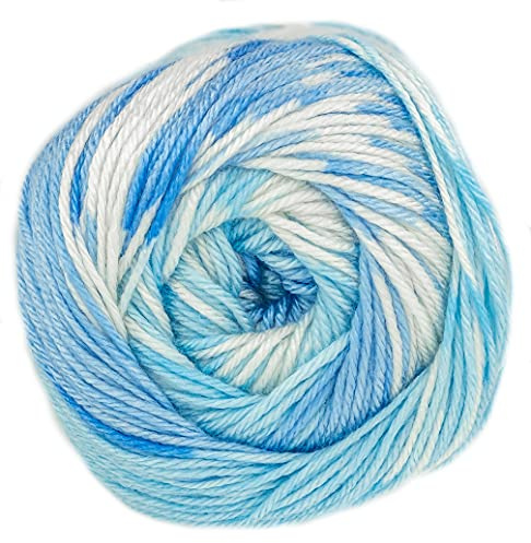 King Cole Fjord DK Knitting Wool Acrylic Self Pattern Fairisle Yarn 1 x 100g (Tromso - 4549)
