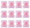 12Pcs Doggy Windeln Einweg Pet Windeln Super Saugfähigen Pee Liner mit Loch für Weibliche Mädchen Welpen Katzen (XS)