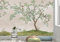 Oedim Fotomural Vinilo Pared Paisaje Arbol Lago Fotomural para Paredes, Vinilo Decorativo, Decoración comedores, Salones, Habitaciones.