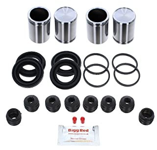 Bigg Red - Pinza Freno Anteriore Kit di Riparazione Guarnizioni E Pistoni - Compatibile Con Iveco Daily 1996-1999