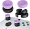 PlayRealm NO Falling Off Lot de 2 rallonges de pouce et coque en silicone pour manette PS5 et PS4 Violet turbo