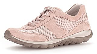 Gabor Damen Low-Top Sneaker, Frauen Halbschuhe,Wechselfußbett,Strassenschuhe,Sportschuhe,Freizeitschuhe,Turnschuhe,rosa Antico,38.5 EU / 5.5 UK