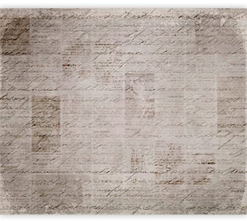 murando - Fototapete Premium-Vlies Zeitung 300x210cm - Foto Tapete Wohnzimmer Moderne Vliestapete XXL Wandtapete Motivtapeten Bildtapete 3d Effekt Wand Dekoration Retro Vintage Aufschriften