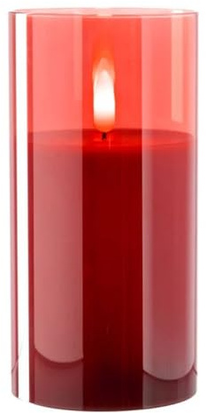LEONARDO HOME GK/LED Kerze 15x8 rot