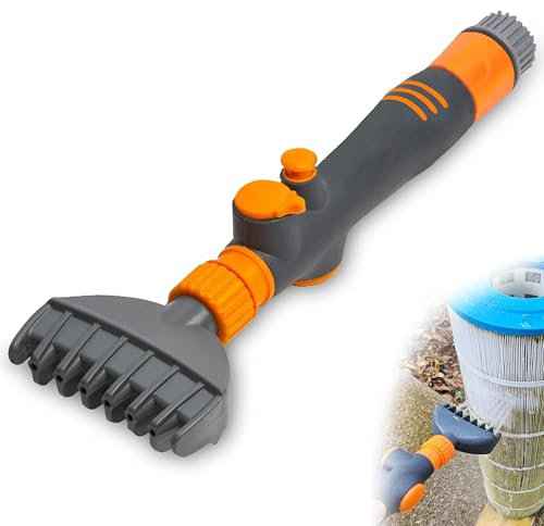 Nettoyant cartouche filtrante pour piscine et spa - Jets puissants, baguette durable, élimination rapide des débris