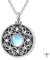 ROMANTICWORK Mondstein Urnenkette für Asche 925 Sterling Silber Mondstein Asche Anhänger Halskette Feuerbestattung Asche Schmuck Geschenke für Damen