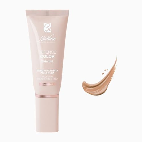 BioNike Defence Color Skin Tint Light Foundation-Serum, LSF 15, mit Hyaluronsäure, Multivitamin-Blend und antioxidativem Phytokomplex, leichte Textur, modulare Abdeckung, 30 ml, Nr. 702 Vanille