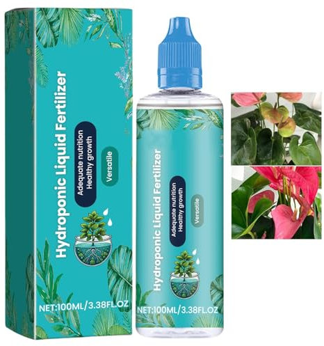 Fertilizzante liquido idroponico, fertilizzante liquido per giardino - Soluzione nutritiva - Integratore concentrato per piante da appartamento per una crescita più forte delle piante da in