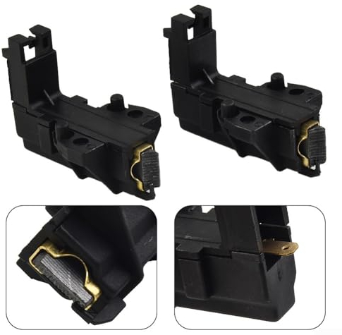 2x Pack Motor Carbon Brushes,Washing Machine Carbon Brushes with Holders for Hoover