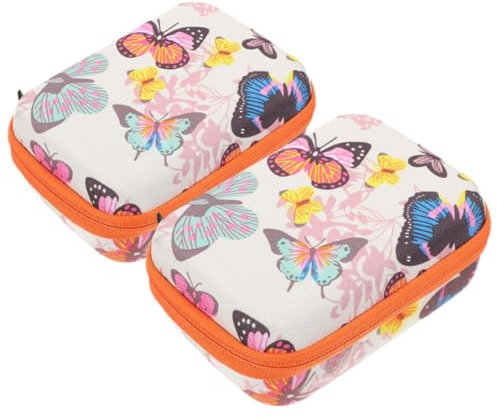 Artibetter 2pièces à Caméra Portable pour Garçon Fille Étui De Protection pour Appareils Photo Numériques Accessoire De Voyage pour Jeunes Photographes Design Délicat avec Motif De