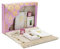 ihvan online Islamische Gebets-Geschenkbox, Muslimischer Gebetsteppich, Yaseen-Buch, Gebetsperlen Tesbih, Fester Duft, Ravza-Duft, 6-teiliges Gebetsteppich-Set für Ramadan, Eid-Geschenke, Rosa/Set 1