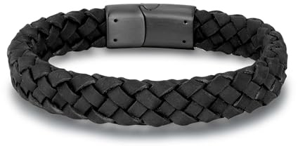 Bleng JEWLERY & CO Armband Herren Leder, Premium Lederarmband Mann, Geschenkidee, Geschenk für Männer, Handgefertigtes Lederamband mit Magnetverschluss aus Edelstahl mit Schmuckschachtel