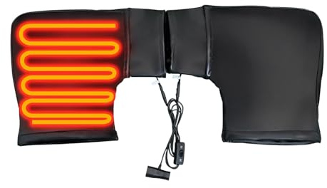 DAWCBVJQ Beheizte Winterhandschuhe für Lenker, Handwärmer mit Thermoabdeckung, Winterhandschuhe für Radsport, für Scooter, ATV, Elektrofahrrad und Fahrrad