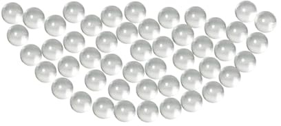 Hellery 50 Billes de Mélange de Peinture Rondes en Verre 7mm, Perle Agitatrice pour Pigment, Laque ou Acrylique, Lot Réutilisable pour Modélisme, Gunpla ou Maquette, Accessoire Hobby Secouage Pot