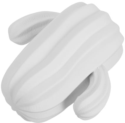 PACKOVE Adorno Cerámico Cactus Blanco Pequeño para Decoración de Escritorio y Mesa, Set de 1 Pieza Minimalista para Hogar, Oficina y Decoración Moderna