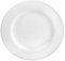 Utopia Pure White Wide Rim Plate 10.6 / 27cm - Pack of 6 - Traditional Porcelain Dinner Plat