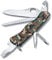 Victorinox Trailmaster, Navaja multiusos con 12 funciones, incluyendo hoja con bloqueo para una mano y sierra para madera, de color camuflaje