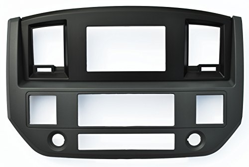 Dodge Ram Slate Grau Schwarz und Silber Aftermarket Stereo-Radio Double DIN DASH Installations-Kit Verkabelung 2006 2007 2008 2009