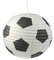 Papierlampe fürs Kinderzimmer - Lampenschirm mit FUSSBALL Motiv - Pendelleuchte mit Aufhängung