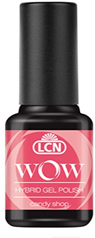 LCN WOW - Hybrid Gel Polish Nr. 15 candy shop (8ml) (rosa) - Gellack ohne Lichtgerät für bis zu 10 Tage perfekt lackierte Nägel