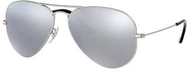 Ray-Ban Sunglasses RB 3025 019/W3 Matte Silver 58mm
