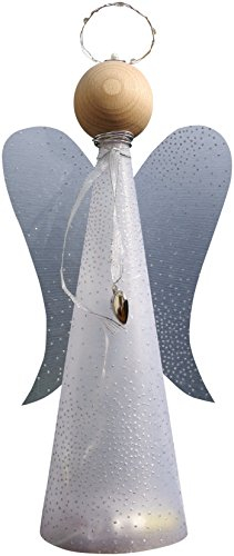 dekotrend24 Bastelpackung Glücksengel beleuchtet Engel Bastelset verschiedene Größen und Modelle (Engel Lisa)