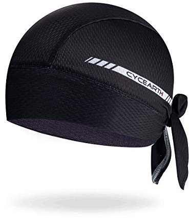 CYCEARTH Radsport Dew Rag Men Schal Totenkopf Caps Cool Kopf Bandana Hat Wrap DOO Rag Sommer