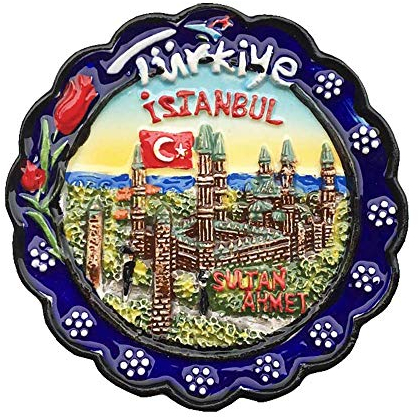 3D Istanbul Türkei Kühlschrank Kühlschrankmagnet Tourist Souvenirs Handgemachte Keramik Handwerk Magnetische Aufkleber Home Küche Dekoration Reise Geschenk