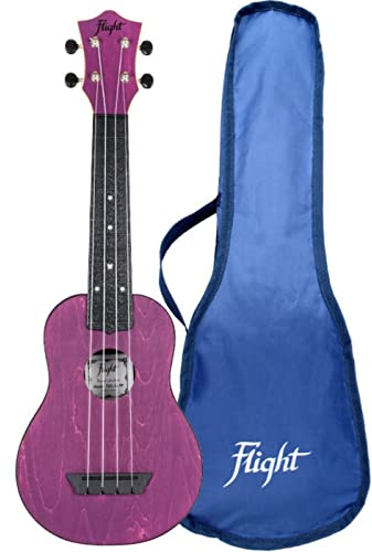 Flight Ukeleles TUS35 ABS Soprano Travel Ukulele - Purple