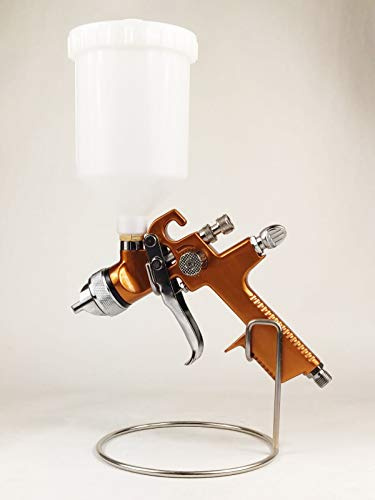 HVLP Gravity Feed Gel Coat/Primer Spray Gun 2.5 Nozzle Setup 600ml Pot