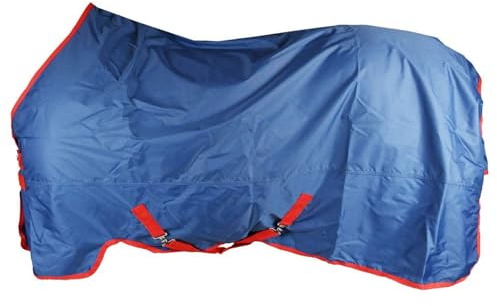 Horseware® Mio® Turnout 200g - Dark Blue/Dark Blue & Red, 84