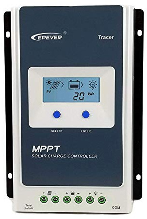 EPEver MPPT Solarladeregler, 60 V, ultraschnelle Leistung, EPSolar Tracking (20 A)