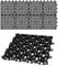 BigDean 8X Rasengitter Paddockplatte SCHWARZ 50x50 cm Rasenmatten Rasenwaben Kiesgitter Parkplatzrasen 2m²