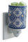 Candle Warmers Etc Plug in Scented Wax or Essential Oil Warmer Indigo Porcelain