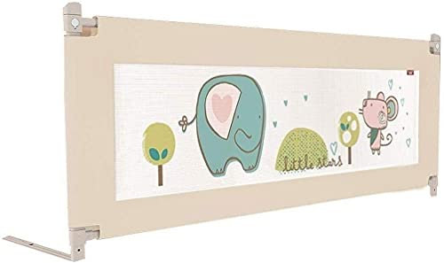 Baby Laufgitter Bettgitter tragbar, extra hohes Bettgitter höhenverstellbarer Stoßschutz für Babybetten Spielzeug (Größe: 180 cm)