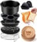 Fentic Accessori Friggitrice Ad Aria – 19 pezzi – Adatto per friggitrice ad aria XL e XXL, Philips, Cosori 5.5L, Ninja, Cecotec, Tefal, Princes – Include Carta Forno e ricettario elettronico