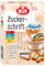 RUF Zucker-Schrift, 4 natürliche Farben aus Pflanzenextrakt, Dekor-Schrift für Plätzchen, Fondant, Glasur und Zuckerguss, Tortendeko glutenfrei & vegan, 4 x 25g
