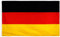 Longivia® Bandera Alemana Grande para Exterior y Interior - Bandera de Alemania Grande 90x150 cm Reforzada y con 2 Ojales Metálicos German Flag Tela Fuerte Deutschland