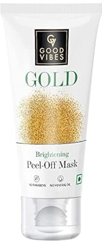 Avoka Naturals Good Vibes Gold Aufhellende Peel Off Maske, 50 g