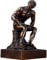 HANDIYA Bronze Denker-Art-Skulptur, Handwerkliche Menschen Statue, Cold Cast Bronzestatue, Die Denker-Skulptur Rodin Art, Büro Dekoration